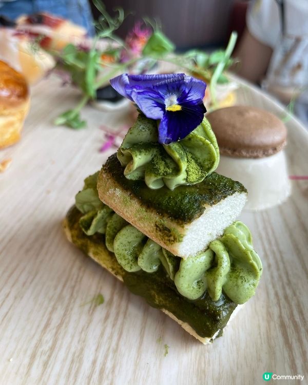 ★★喜歡這個下午茶的擺盤，一來到時候十分精美。★★