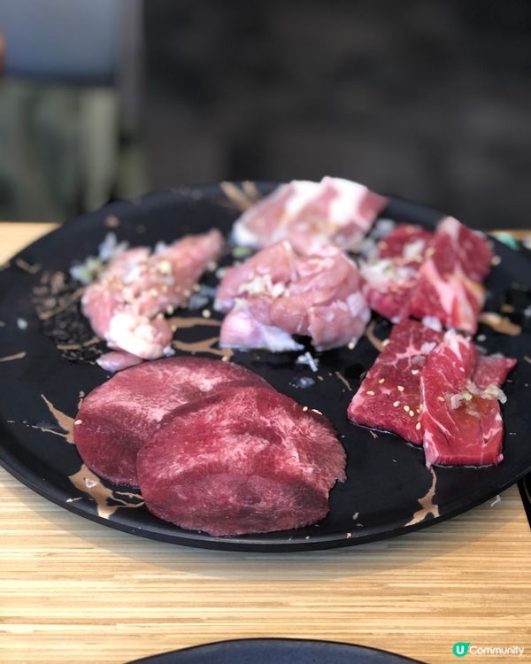 睇戲前，食個weekend lunch set, 燒肉加牛角...