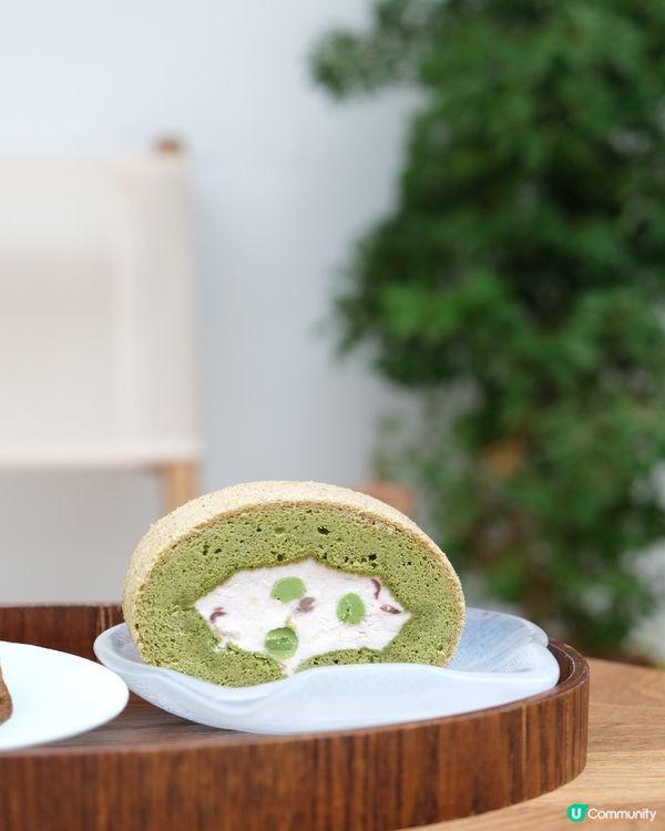𑁍܀ Matcha Roll Cake $38