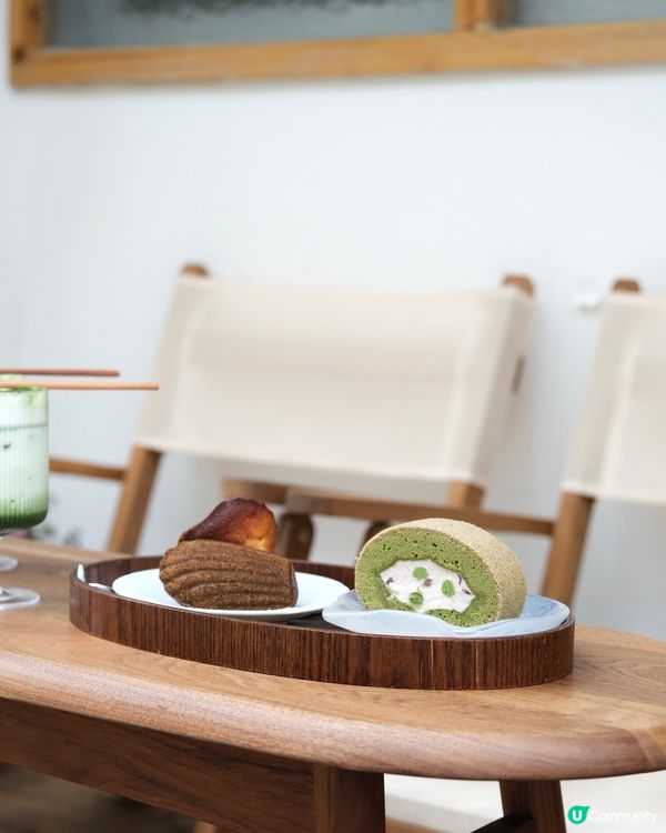 𑁍܀ Matcha Roll Cake $38