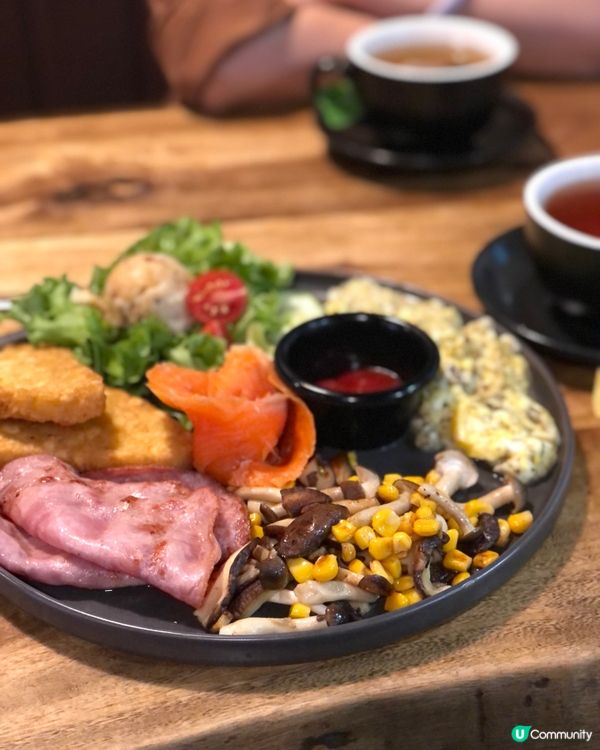 超抵食，All Day Breakfast $88 包杯熱飲...