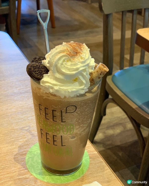 台式巧克力咖啡沙冰！甜甜的很好！