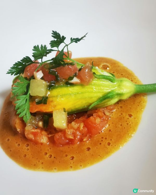 米芝蓮1星釀西葫蘆花