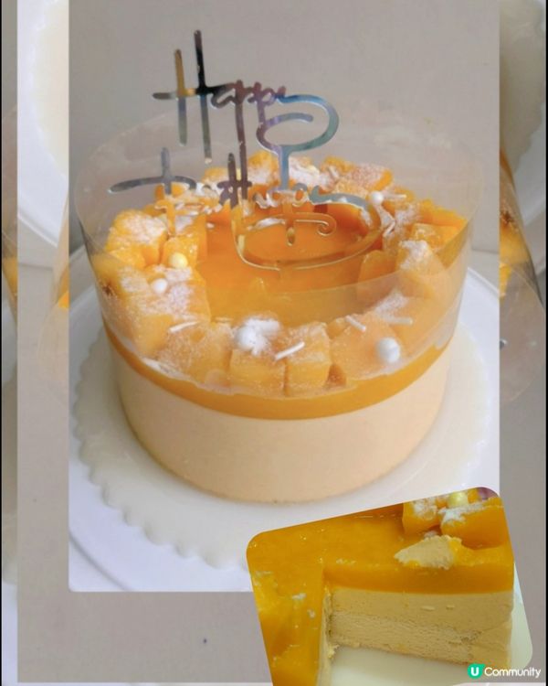 雙層芒果慕斯蛋糕
