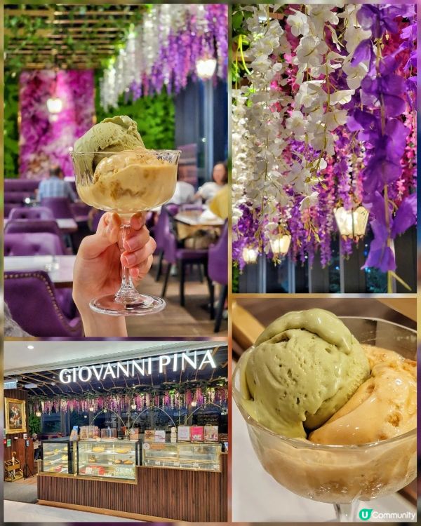 返工咗辛苦，收工當然要約埋朋友黎咗呢間入面有好靚紫藤花海嘅餐...