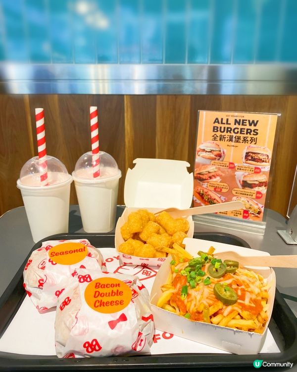 平時經過就多，終於首嘗boy n burger，比想像中多人...