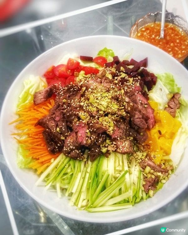 燒牛肉泰式沙律