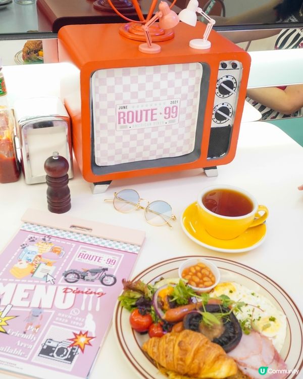 【集合打卡與寵物美容於一秘的美式餐廳】