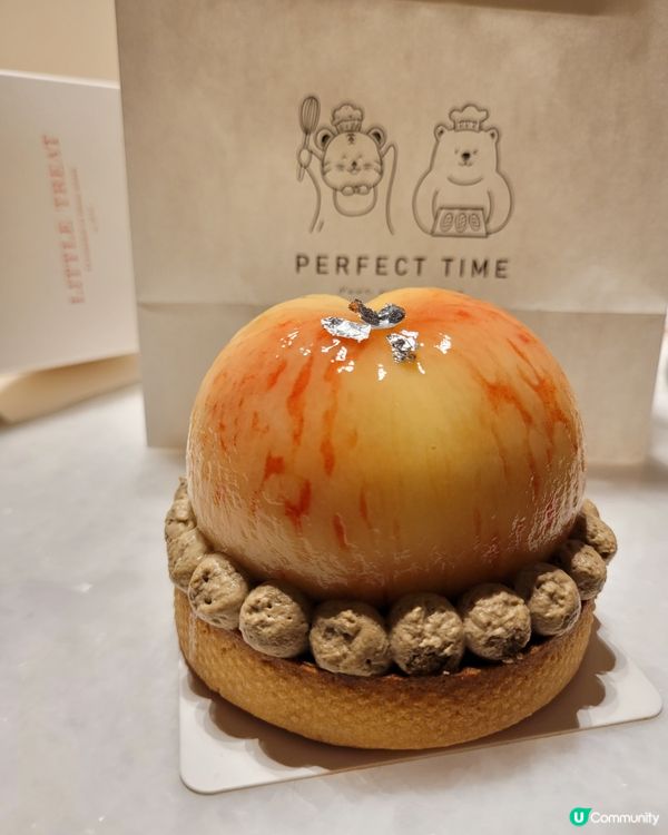 原粒水蜜桃烏龍芝士撻 