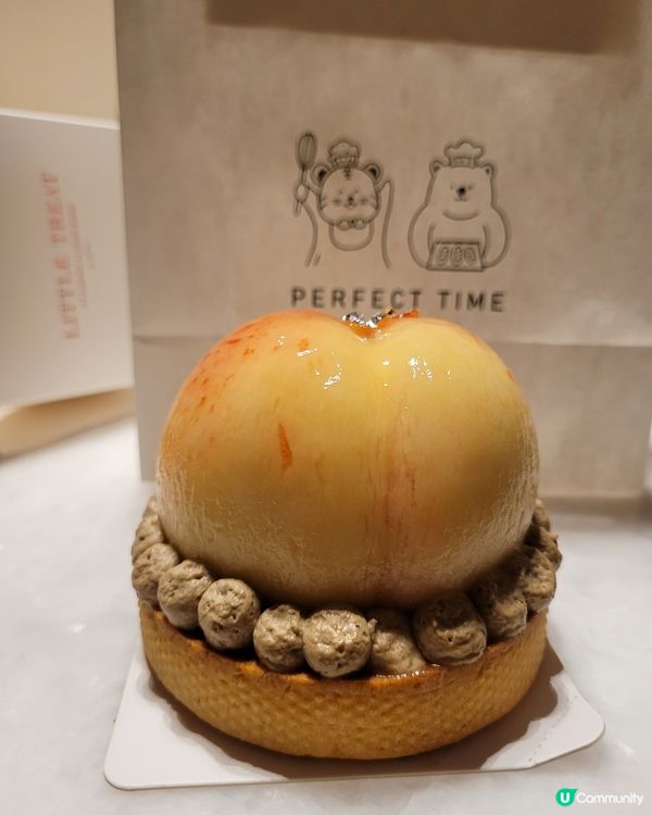 原粒水蜜桃烏龍芝士撻 