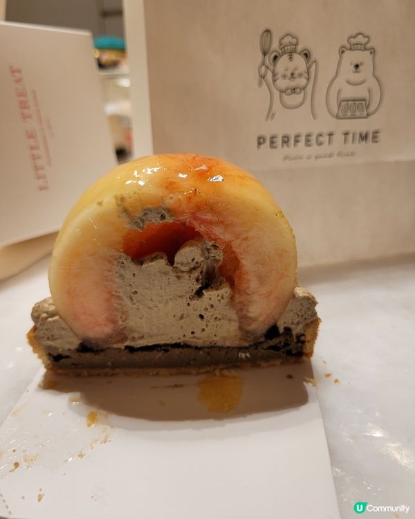 原粒水蜜桃烏龍芝士撻 