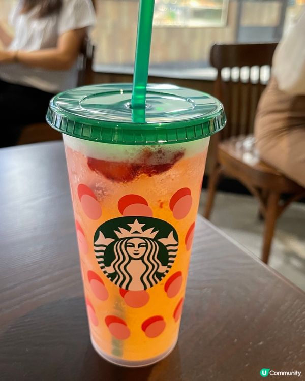 23/8飲嘅「草莓檸檬星冰爽」