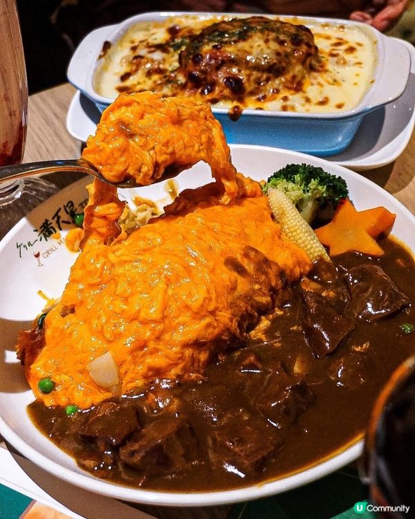 《終於食到人氣長龍店🍈東京蛋包飯➕蜜瓜疏乎厘🥞》