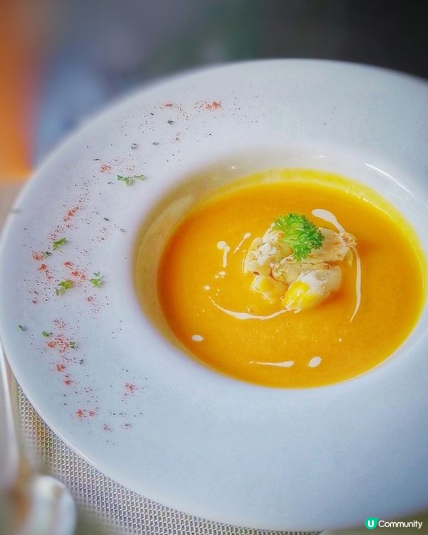 蟹肉南瓜忌廉湯