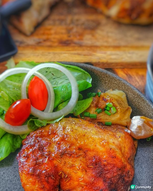 皮脆肉嫩蒜香烤雞