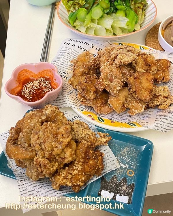 🥢 #今晚食乜餸 🍗 椒鹽炸雞 