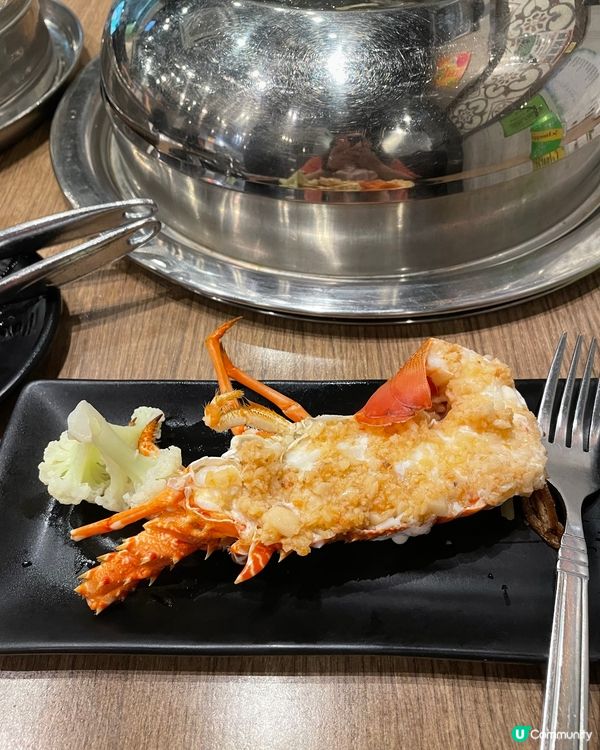 鍋心蒸氣海鮮，$300有龍蝦同六款海鮮食，仲包燉湯、八寶飯、...