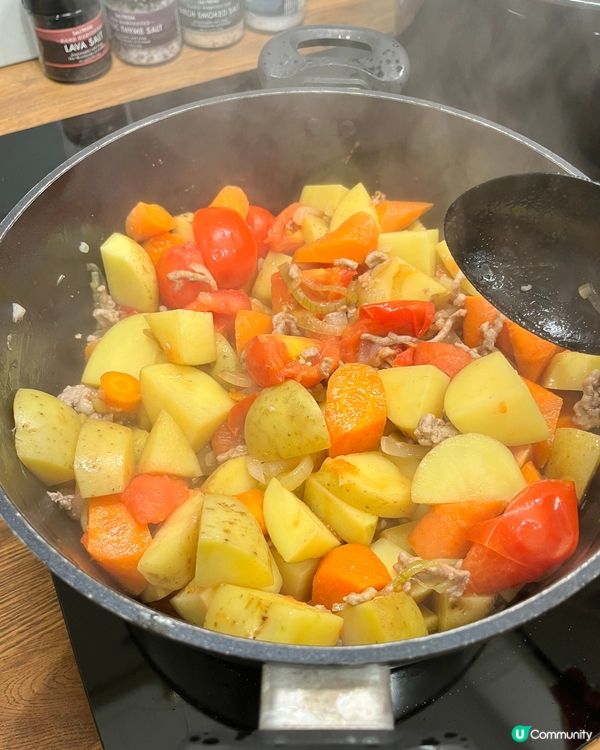 《晚餐 之 蕃茄薯仔肉碎湯》