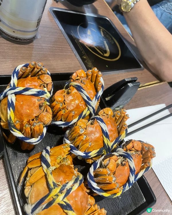 上個月睇到介紹一間大閘蟹無限時任食火鍋店