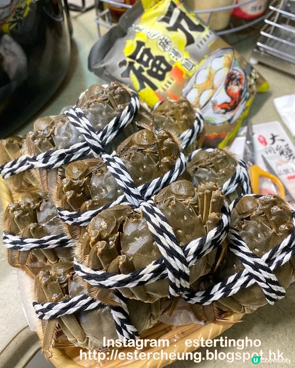 🥢 #今晚食乜餸 🦀 #大閘蟹餐
