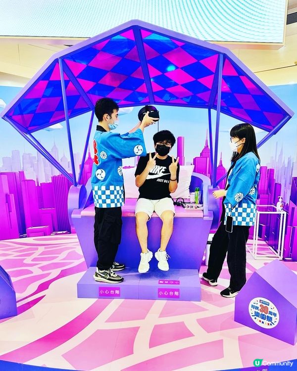 💙男神 #張天賦 同 #洪嘉豪 嚟到邦民 30 周年樂園祭