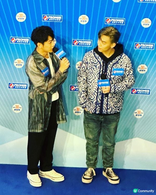 💙男神 #張天賦 同 #洪嘉豪 嚟到邦民 30 周年樂園祭