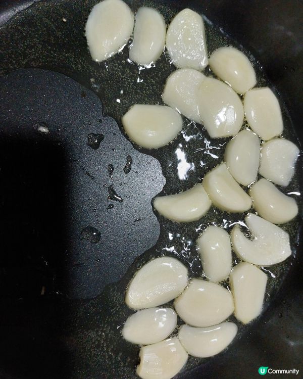 純橄欖油檸蒜椒香烏冬意粉