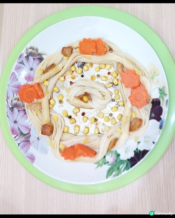 純橄欖油檸蒜椒香烏冬意粉