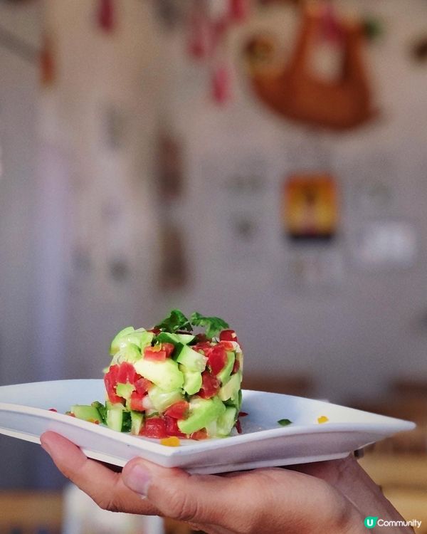 喺西營盤有間墨西哥嘅餐廳Verde MAR，佢哋以牛油果做出...