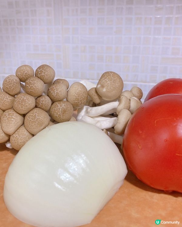 焗蕃茄菇菇洋蔥🧅三文魚