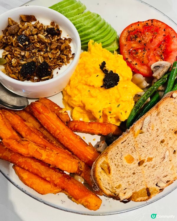 這一間是我推介的全日早餐店，又全素食早餐，也有正常足全日早餐...