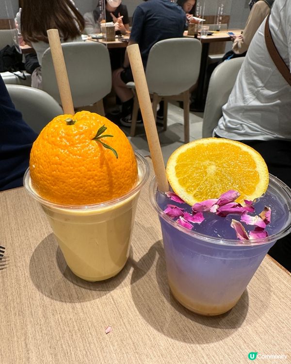 特色韓國濟州柑橘乳酪特飲 &