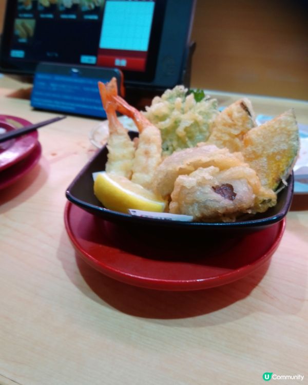 炸蝦天婦羅拼盤，蕃薯天婦羅，南瓜天婦羅，全部食哂! 好味! ...