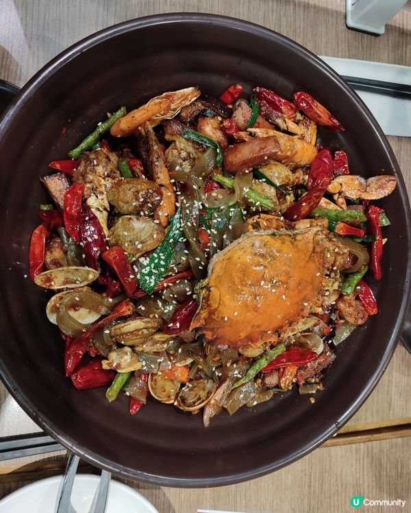 麻辣乾鍋，好正