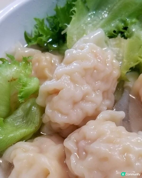 自家手打蝦膠凈雲吞