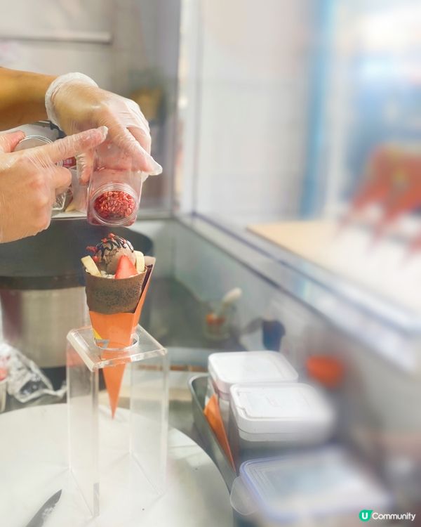 好鐘意食可麗餅，公司附近新開咗間crepe專門店😍