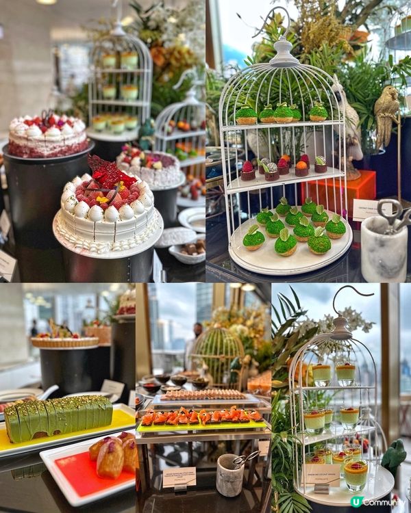 最近美利酒店推出以鳥類做主題「斑斕鳥羽」下午茶自助餐，廿多款...