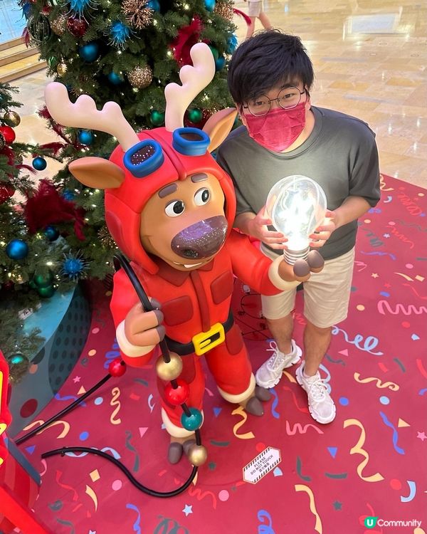 聖誕鹿都出嚟Busking😂