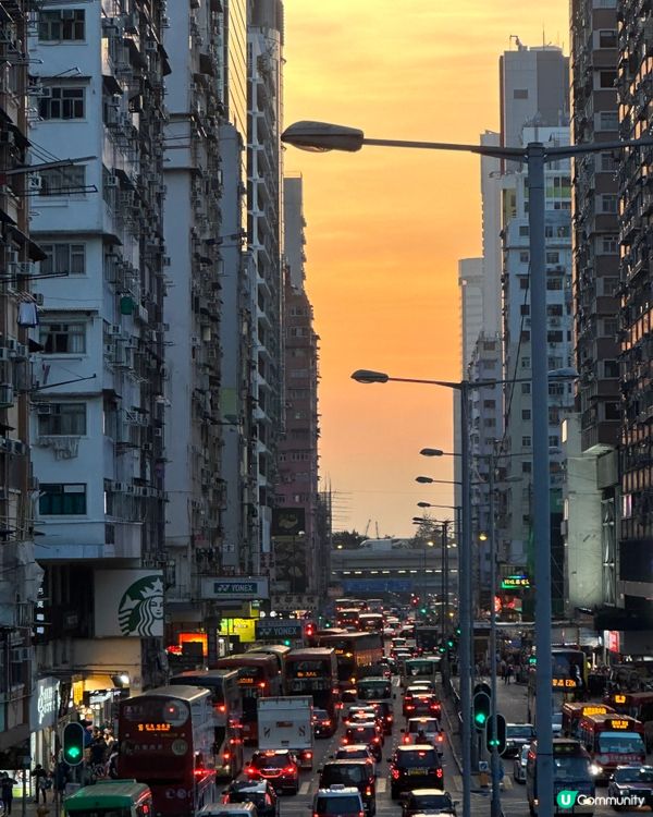 原來旺角東火車站的黃昏時刻咁引人入勝！