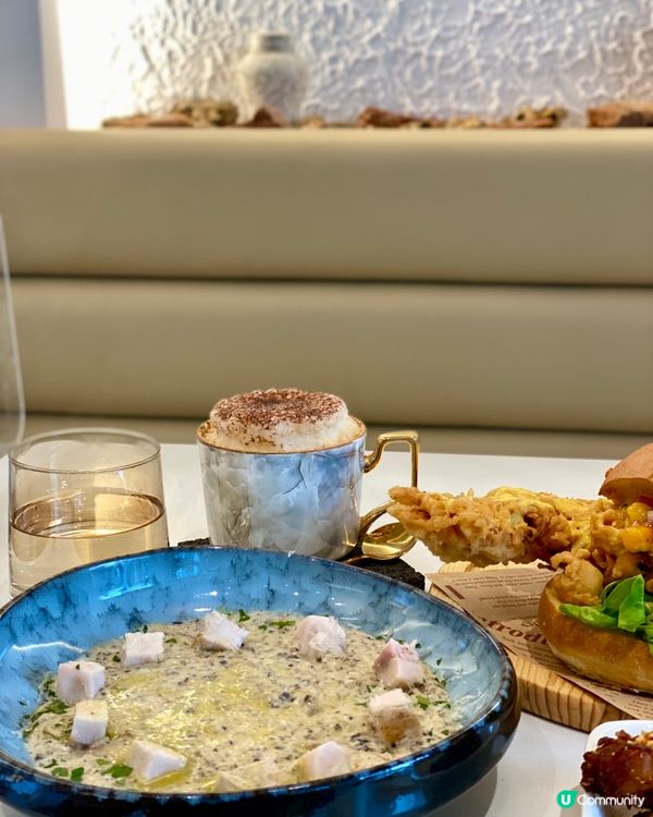 ✨超大隻軟殼蟹脆包‼️葵芳屋村隱世cafe⁉️