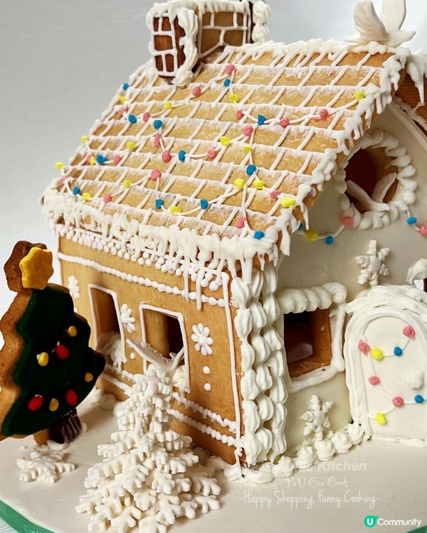 大街小巷開始充滿聖誕氣氛，製作一間薑餅屋，可愛的造型，充滿聖...