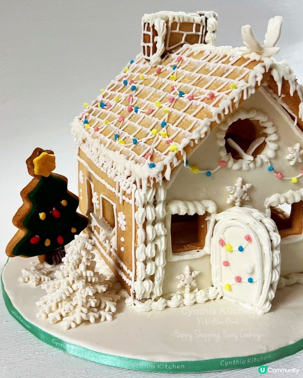 大街小巷開始充滿聖誕氣氛，製作一間薑餅屋，可愛的造型，充滿聖...