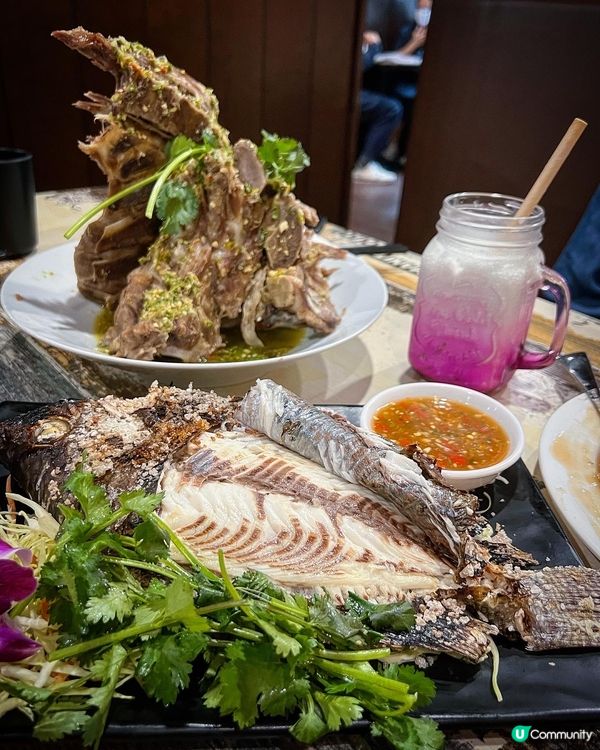 二訪‼️🇹🇭 餐廳食物份量很足，很適合跟一班朋友來聚餐‼️🍻...