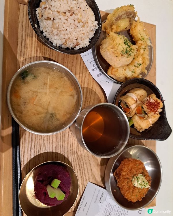 第一次試，日式素食。🤭🤭