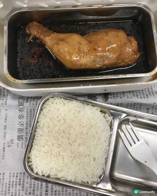 午餐料理：豉油皇雞脾，未婚妻也讚好