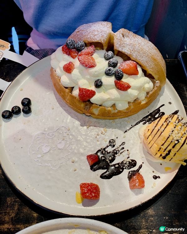 疏乎厘pancake好好味，芒果芝士奶蓋刨冰超好味，相對黎講...