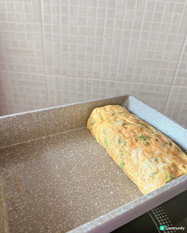 今日整左羽衣甘藍粟米粒優惠芝士蛋卷，簡單易做又好食😋 