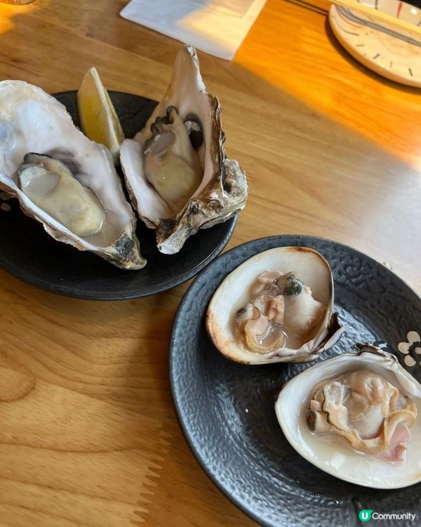 日本文蛤蜆~鮮味十足，個人應為不需要沾任何醬汁，已經好好味！