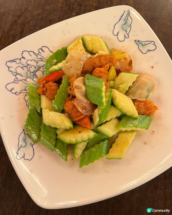 西蘭花炒花枝蝦球