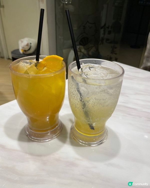 最近天氣比較，乾燥飲番杯柑桔檸檬蜂蜜梳打，酸酸甜甜好開胃！